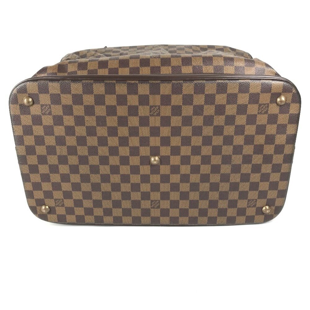 LOUIS VUITTON Authentic Brown Damier Canvas Boston Bag - Picture 5 of 14